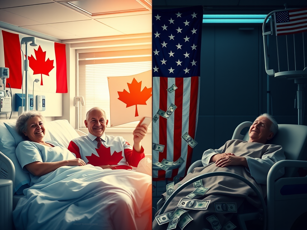 Canadians live longer than Americans and with much lower cost healthcare